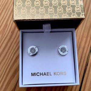 Michael Kors Stud Earrings Silver